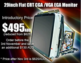 29 inch CRT CGA/VGA/EGA monitor sale