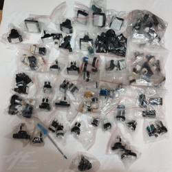 Assorted Push Button for Arcade Machine Multicolour Bulk Offer - New (99 Pcs)