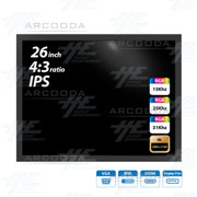 26 inch 4x3 LCD Monitor for Arcade Machine 2880x2160
