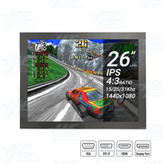 26 inch 4x3 LCD Monitor for Arcade Machine 1440x1080 (with Bonuses)