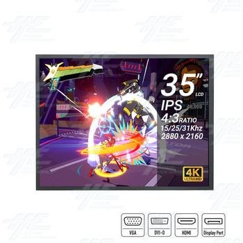 35 inch 4x3 LCD Monitor for Arcade Machine 2880x2160 (with Bonuses)