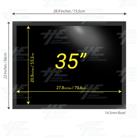 35 inch 4x3 LCD Monitor for Arcade Machine 2880x2160 - 2