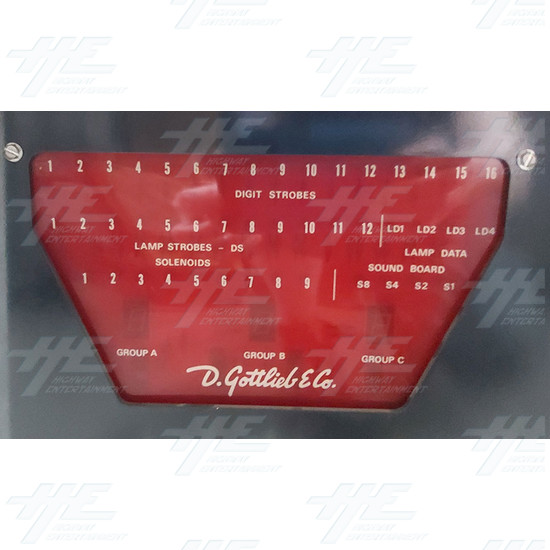 D.Gottlieb & Co. System 80/80A Bench Test Fixture - Header Left Detail 1