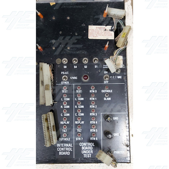 D.Gottlieb & Co. System 80/80A Bench Test Fixture - Body Right Detail