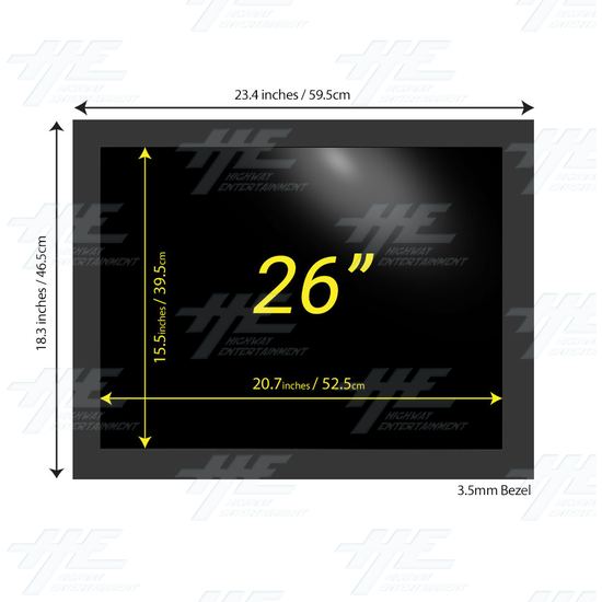26 inch 4x3 LCD Monitor for Arcade Machine 1440x1080 - 2