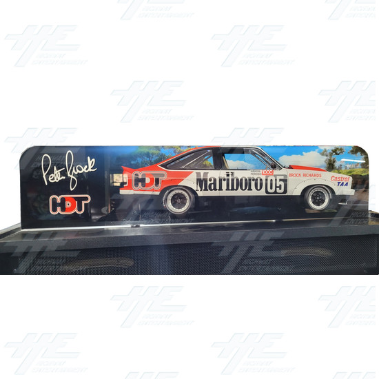 Peter Brock King of the Mountain Pinball Machine - Peter Brock 79 Holden Torana Edition - Topper