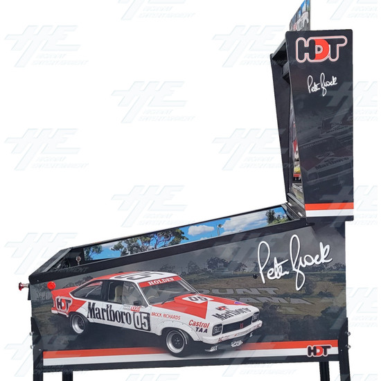 Peter Brock King of the Mountain Pinball Machine - Peter Brock 79 Holden Torana Edition - Right View