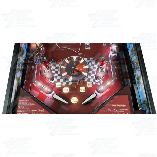 Peter Brock King of the Mountain Pinball Machine - Peter Brock King of the Mountain - Playfield 3