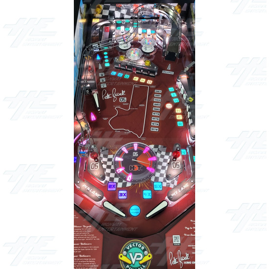 Peter Brock King of the Mountain Pinball Machine - Peter Brock King of the Mountain - Playfield 1