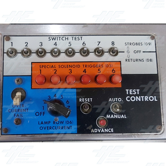 Williams Bally Pinball Machine System 11A/B/C Board Test Fixture - Unit One Switch Panel